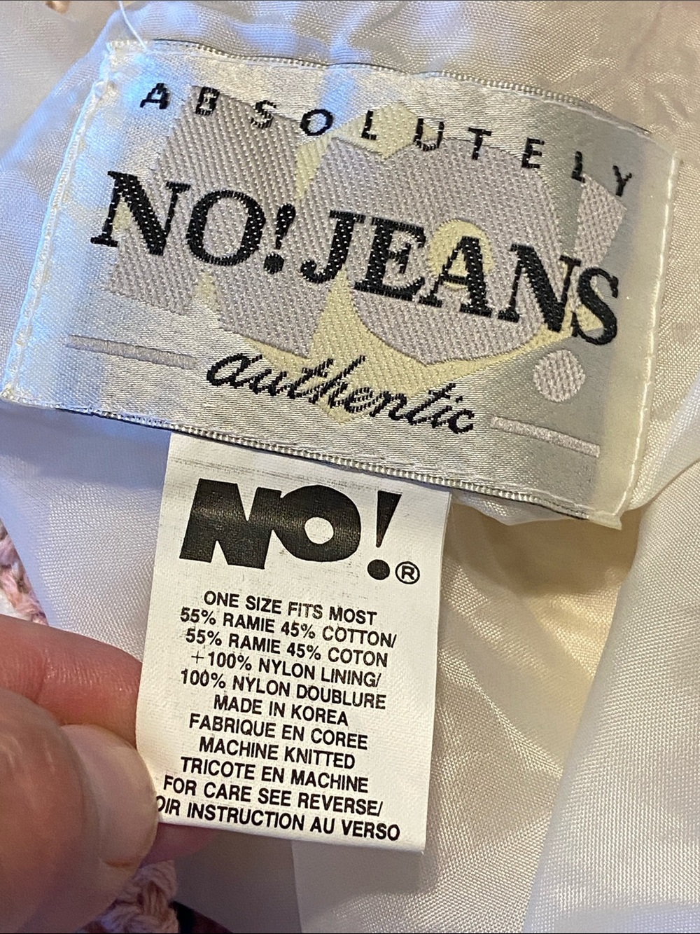 Absolutely No! Jeans Vintage Cardigan Embroidered Grandma Core Sweater OS - Picture 7 of 14